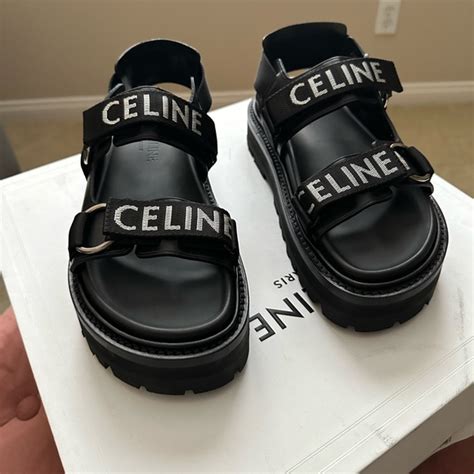 celine bulky outdoor sandal|CELINE BULKY OUTDOOR SANDAL in CALFSKIN .